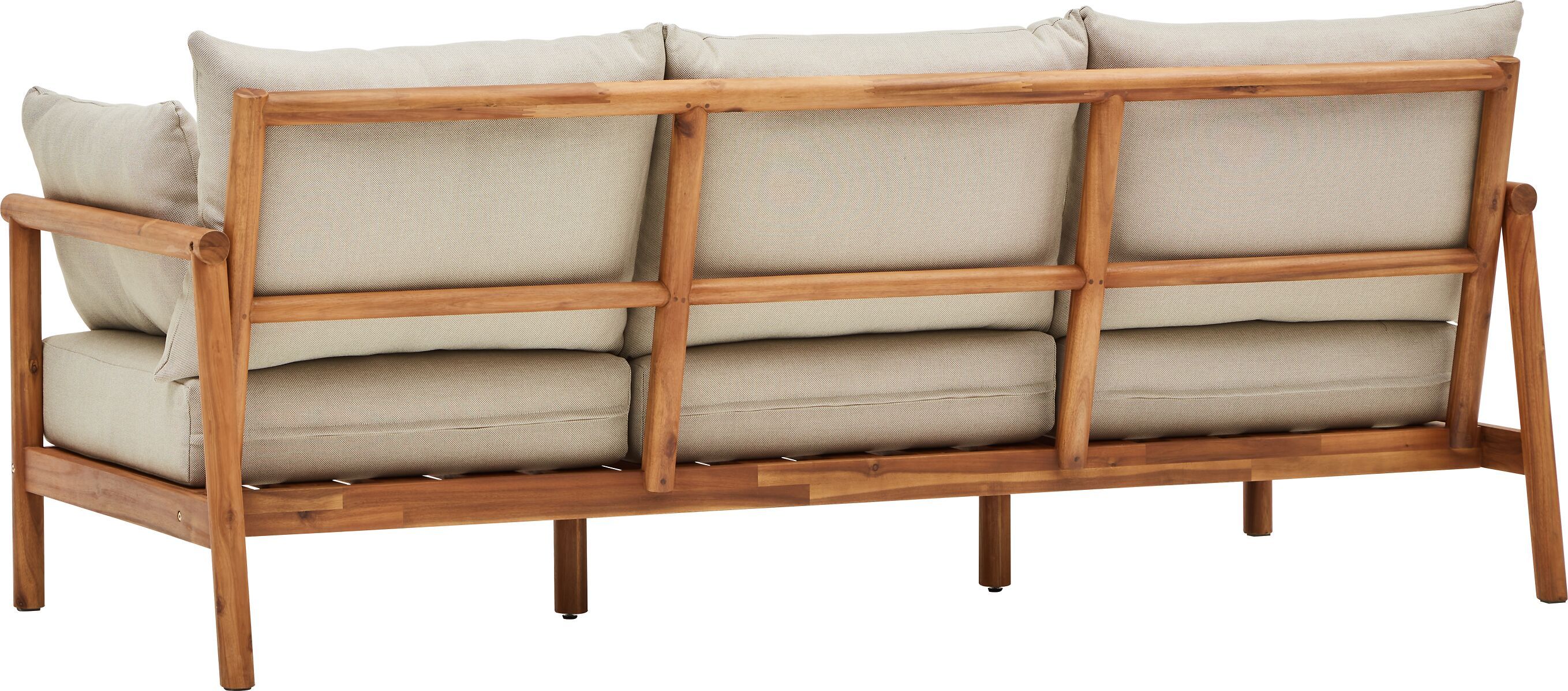 PANAREA Loungesofa - Hellgrau / B: 199.2 cm x T: 87.0 cm x H: 73.0 cm