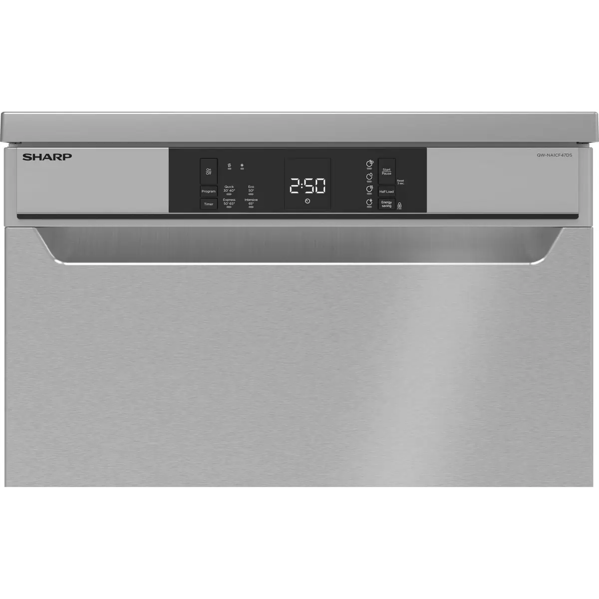 Geschirrspüler freistehend Sharp QW-NA1CF47DS-DE Silber