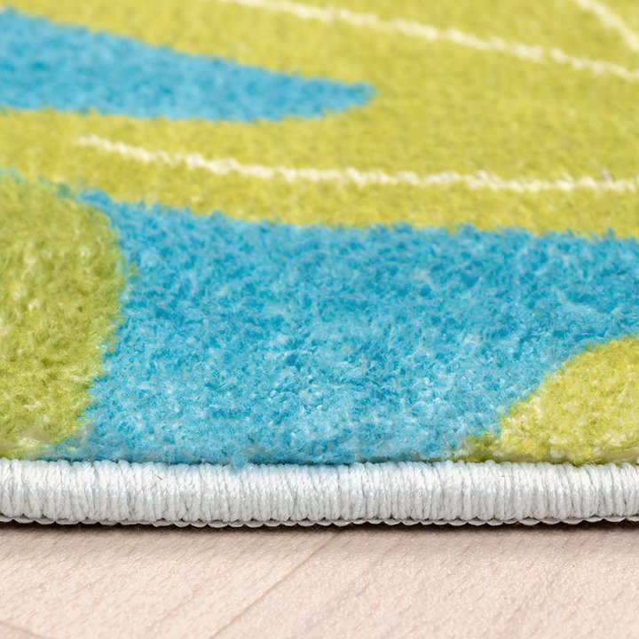 Kindervloerkleed - Jungle Leeuw Multicolor | Lekker zacht
