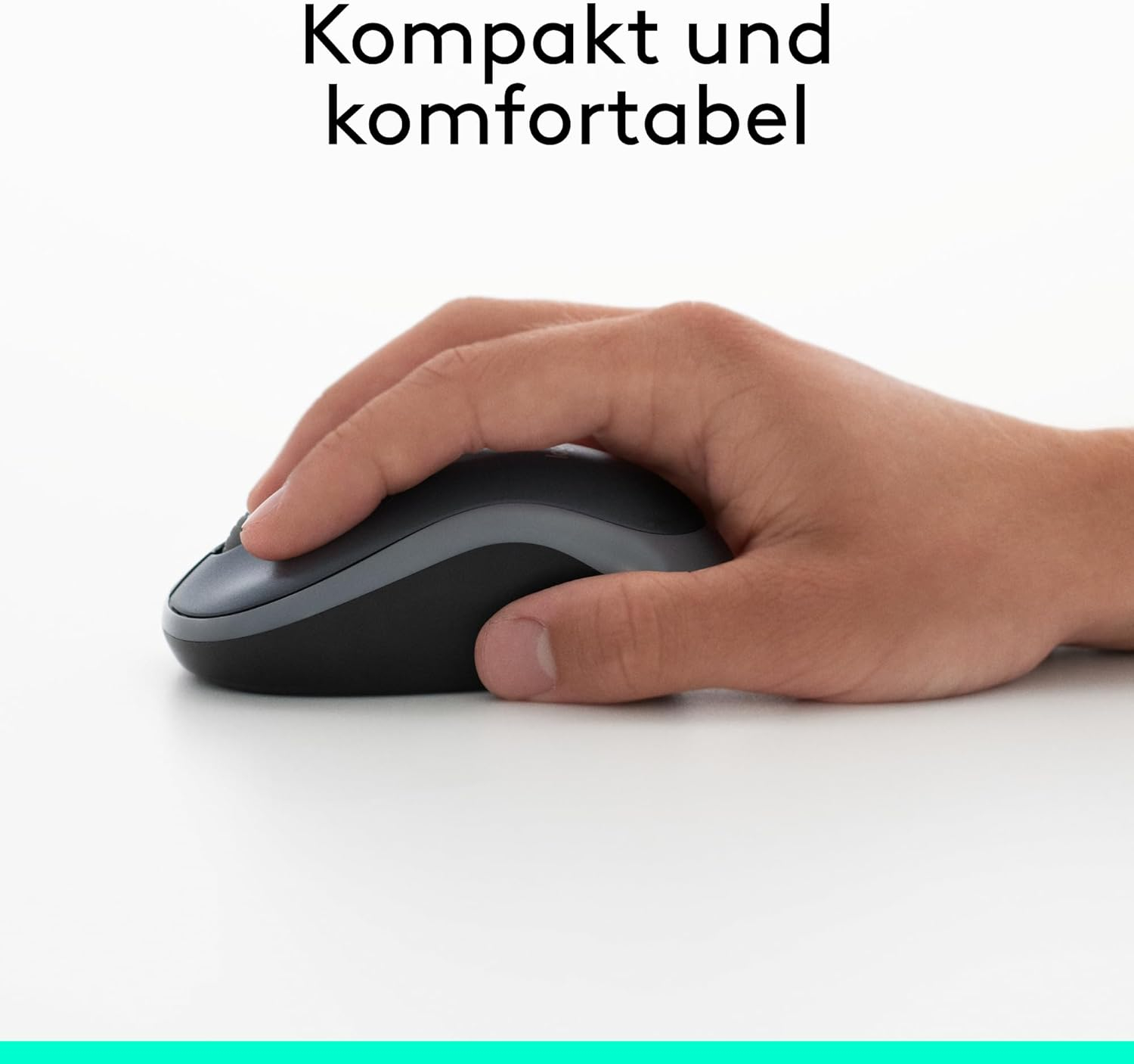 M185 optische Wireless Maus 1000 DPI mit USB-Receiver (910-002235) - Grau