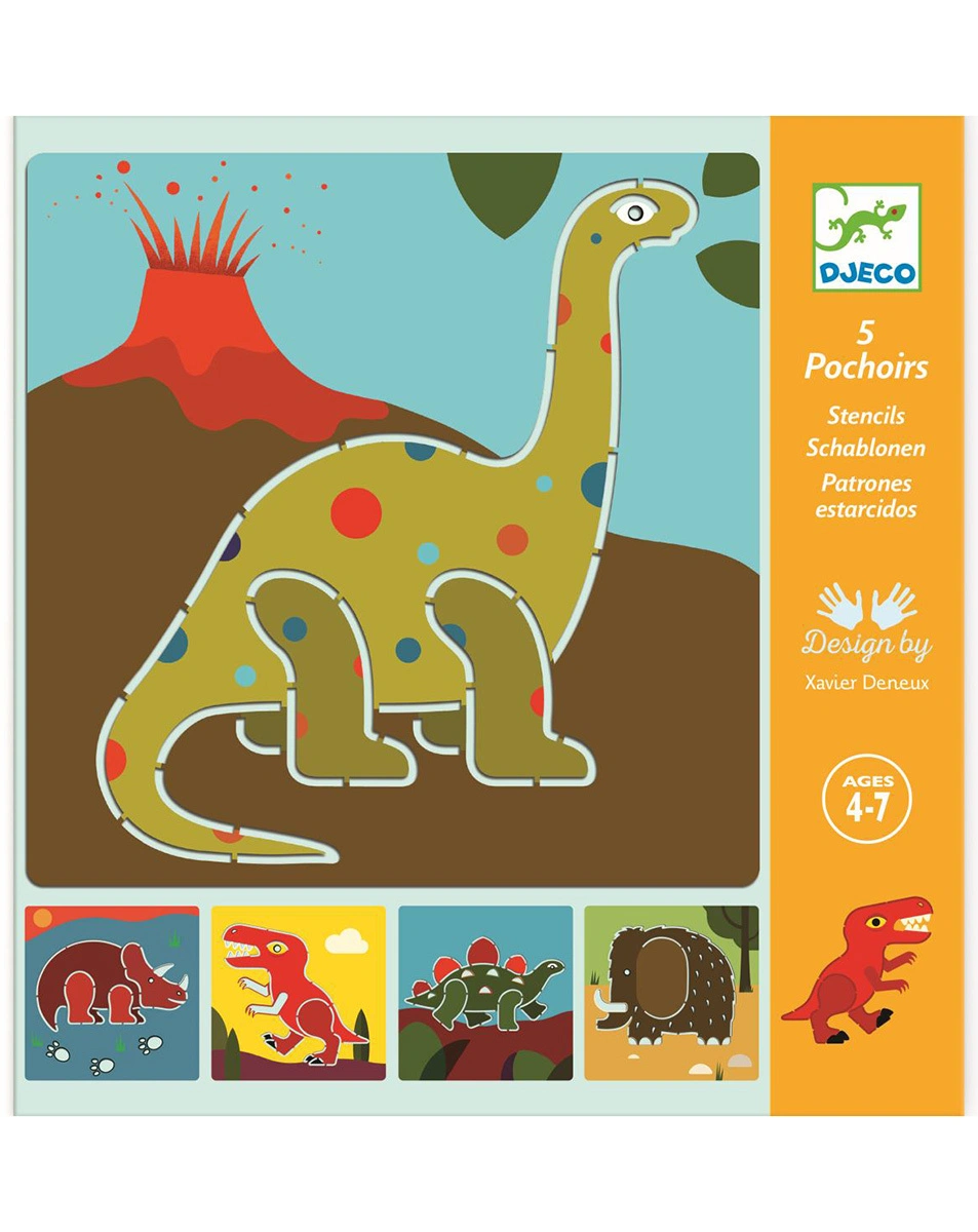 Schablonen DINOSAURIER 5-teilig
