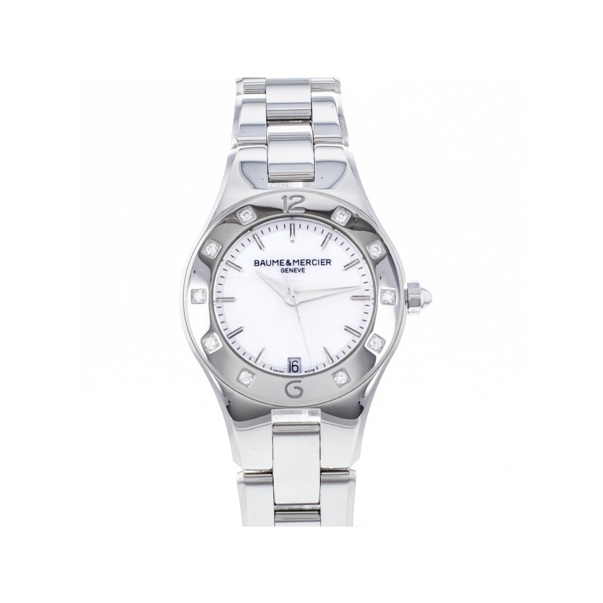 Montre d'occasion Baume et Mercier Linea femme acier
