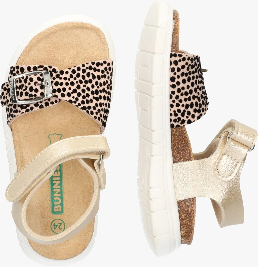 BUNNIESJR gouden bunniesjr sandalen bree beach