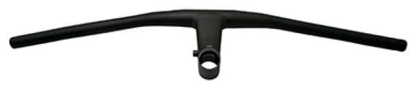 CINTRE VTT DROIT STEALTH ALU NOIR L680mm AVEC POTENCE INTEGREE L 90mm POUR PIVOT FOURCHE 1 1-8