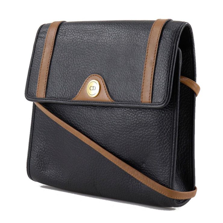 Dior Vintage Dior Crossbody Bag Black