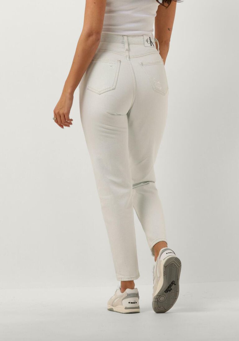 CALVIN KLEIN witte calvin klein mom jeans mom jean