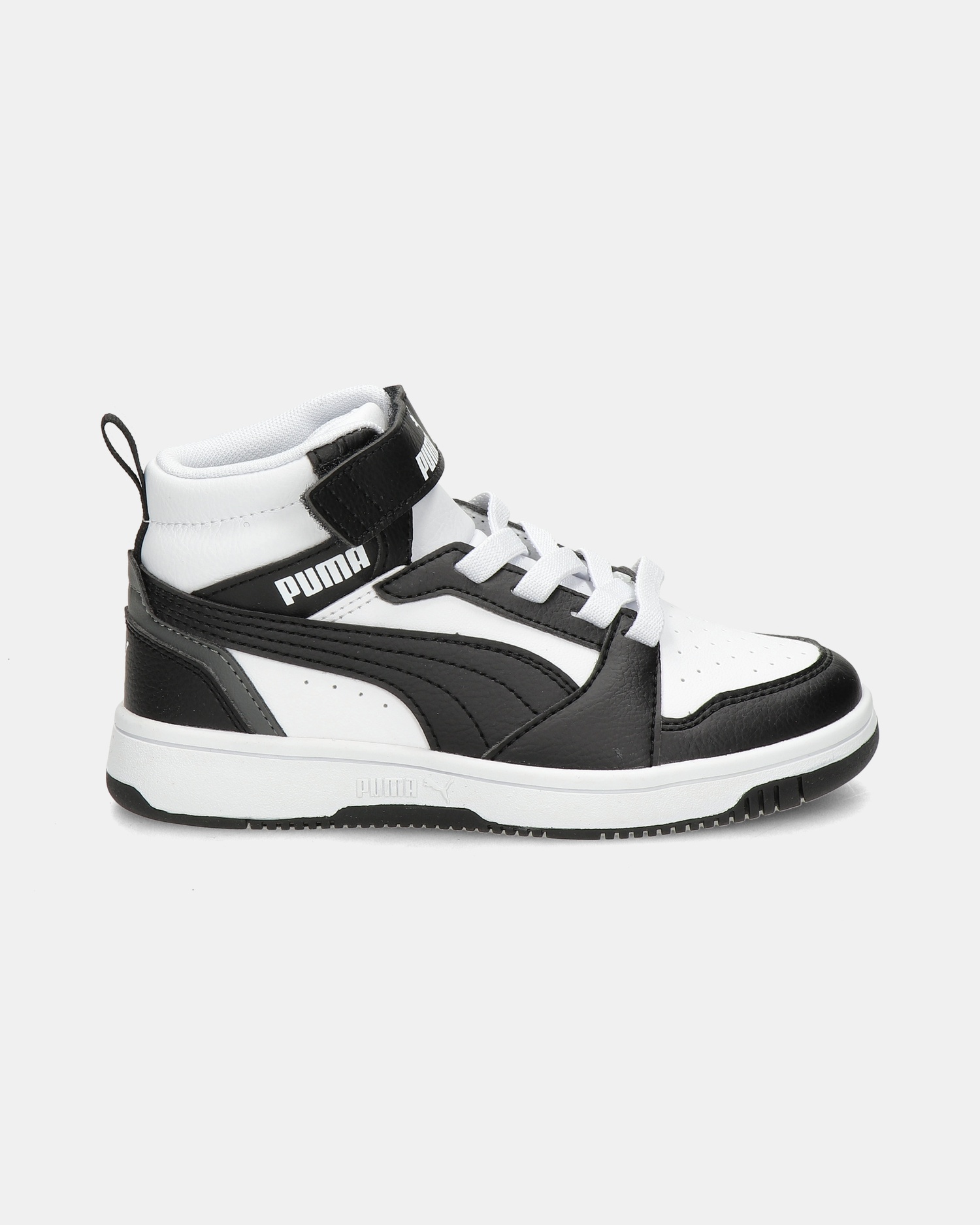 Puma Rebound V6 Mid Klittenbandschoenen  - zwart