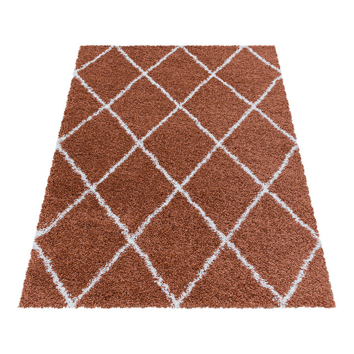 Berber vloerkleed - Agadir Lines Terra/Creme | Warm