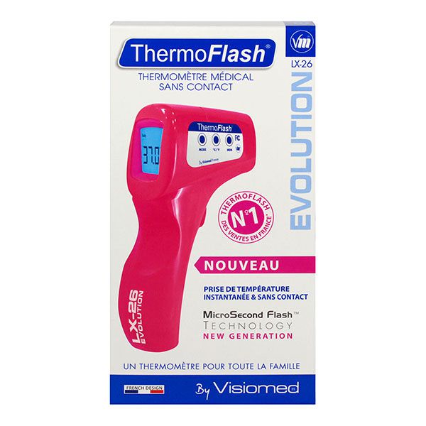 Thermoflash thermomètre LX-26-rose