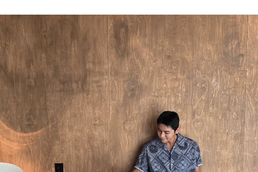 SeoulPop - Shirt met korte mouwen en patroon