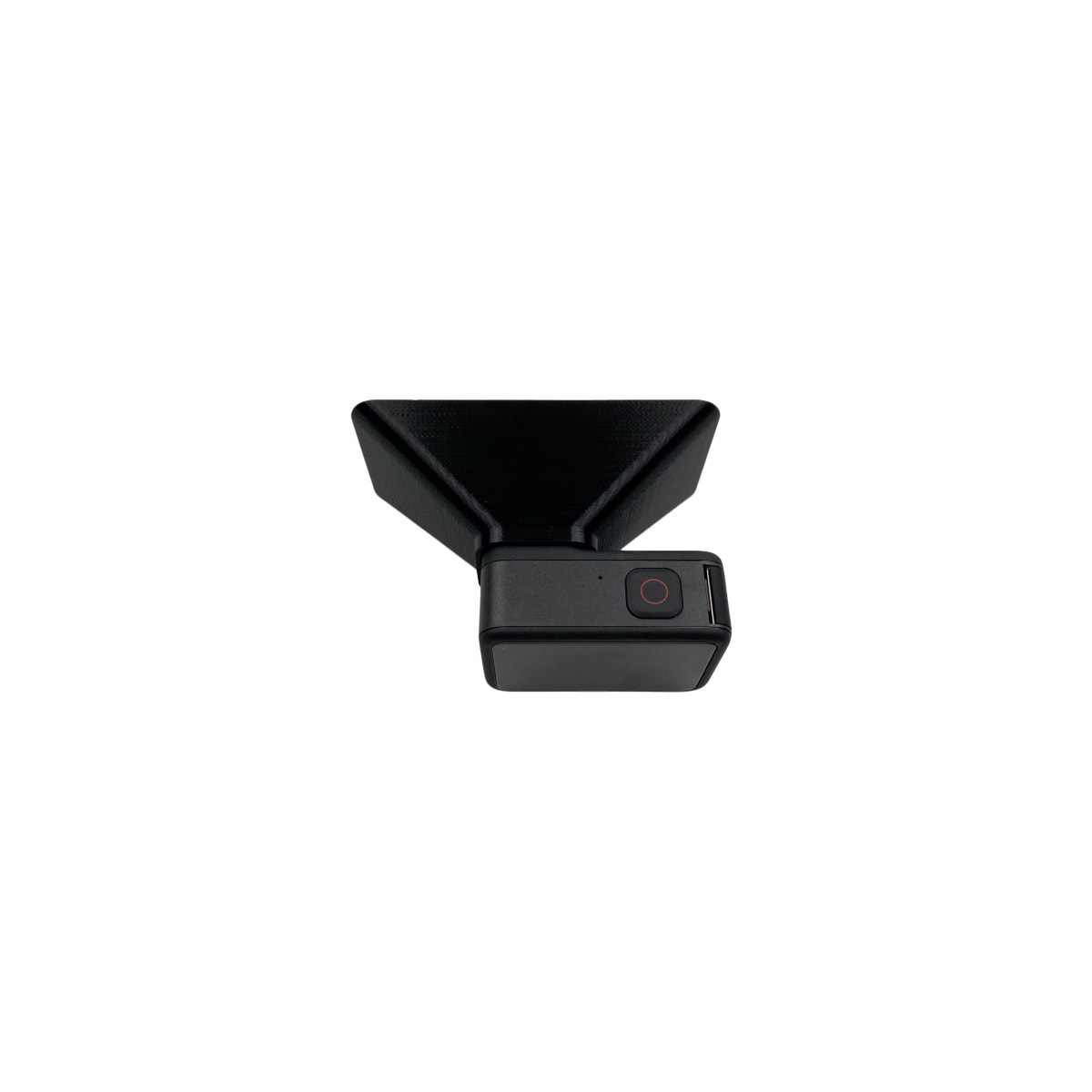 Lett bærbar solskjermingshette for GoPro Hero 5/6/7 svart Sort 11 x 9 x 6 cm