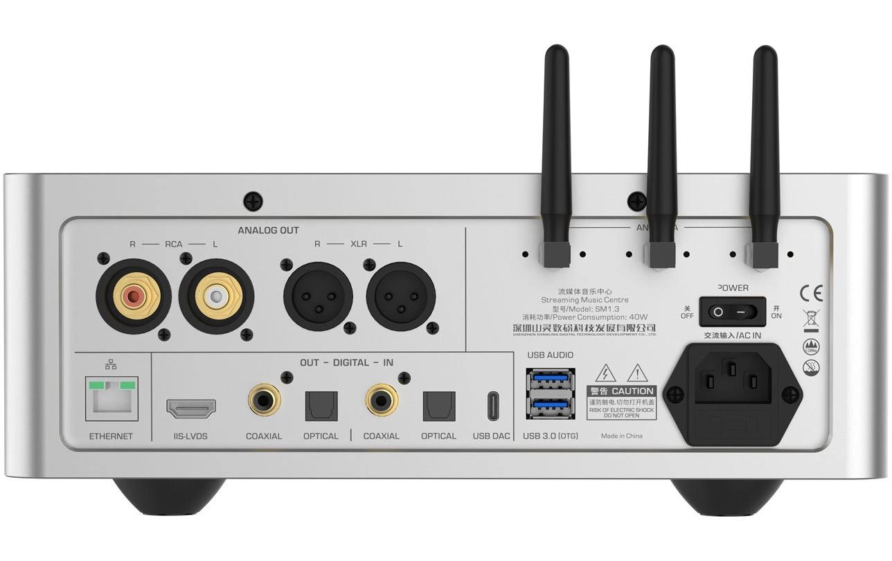 SM1.3 HiFi-Streamer Silber<br>High-Fidelity-Audio-Streamer