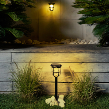 Philips solar wandlamp Linkable Radii zwart met bewegingsensor