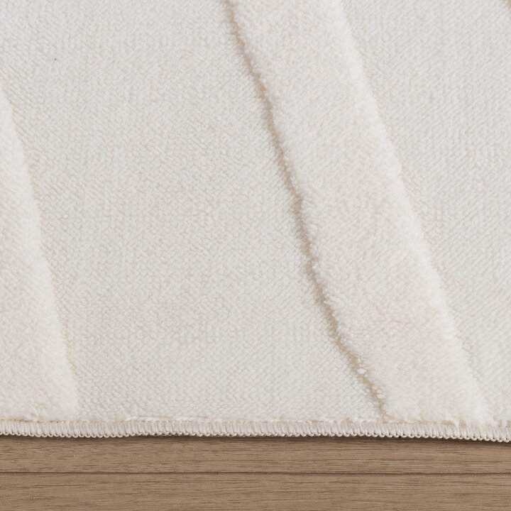 Scandinavisch vloerkleed - Charm Shapes Wit