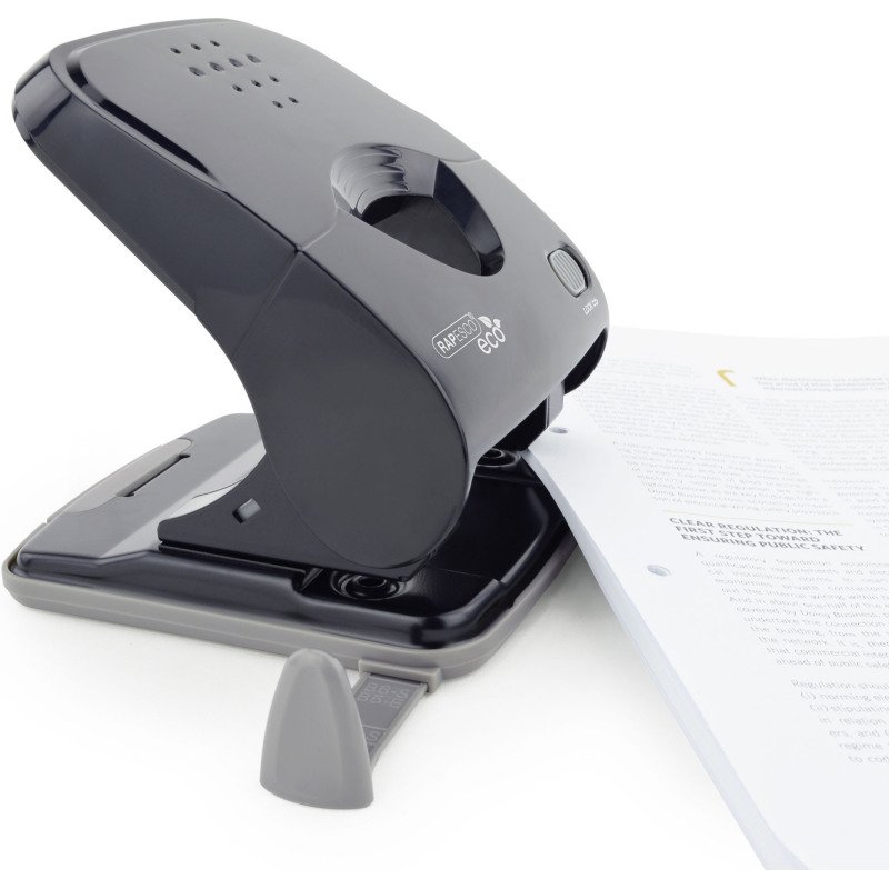 Perforateur de bureau 2 trous ECO X5 Rapesco - capacité 40 feuilles