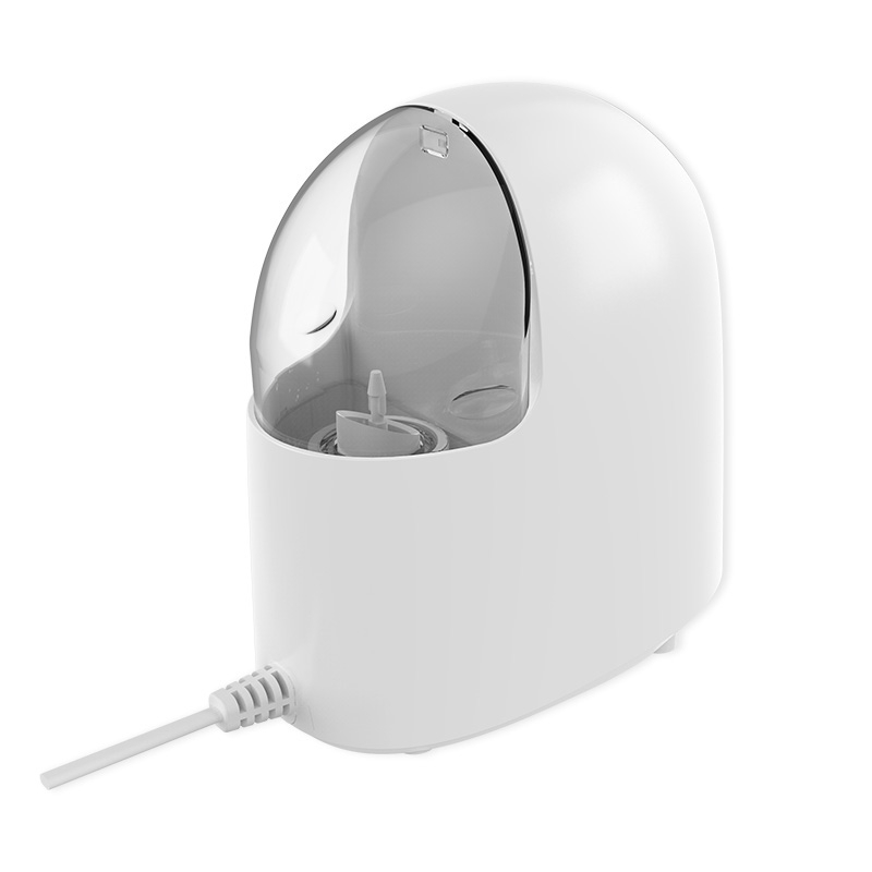 (40℃) Elektrischer Beauty Gesichts Steamer Feuchtigkeitsspendender Dampfer - Weiss / Rosa