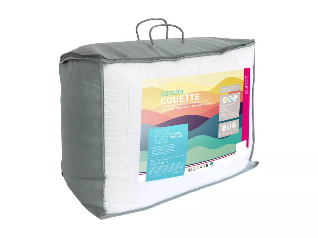 Couette hiver 300x240 cm COCOON garnissage fibre polyester 500 g/m2