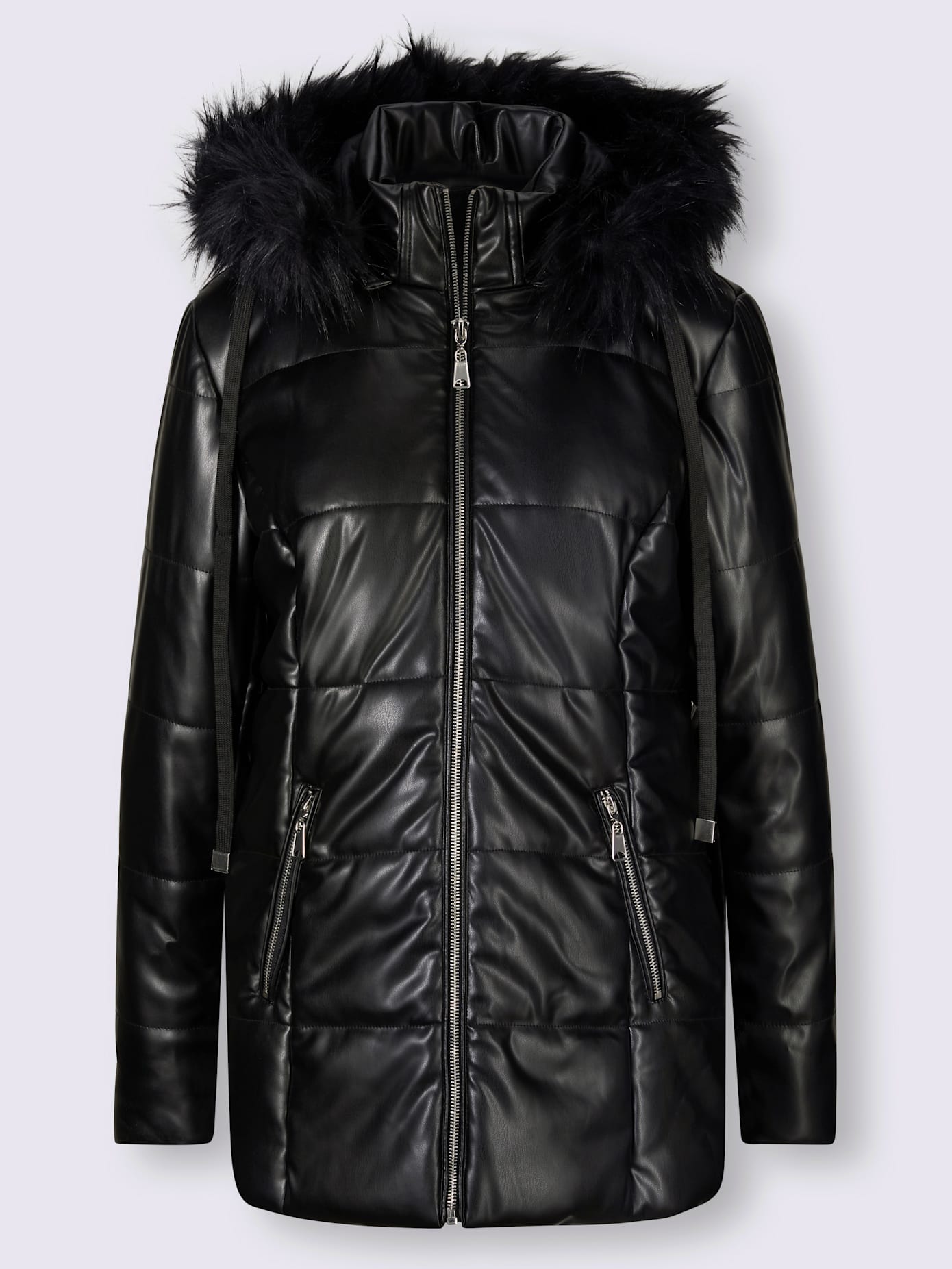 Veste en imitation cuir imitation cuir tendance