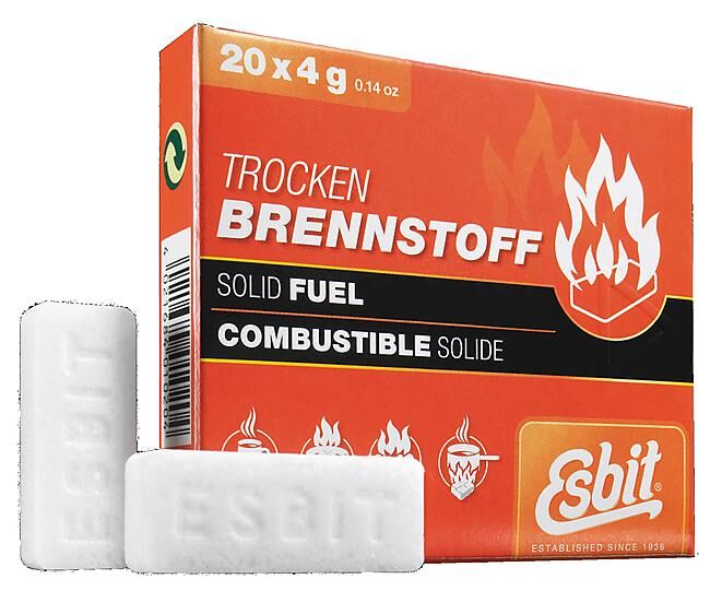 ESBIT - COMBUSTIBLE SOLIDE FUEL 20 X 4 G