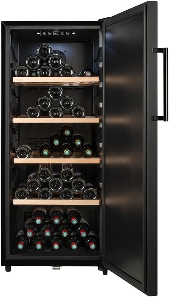 La Sommelière Weinkühlschrank für 116 Flaschen, volle Tür, wendbar