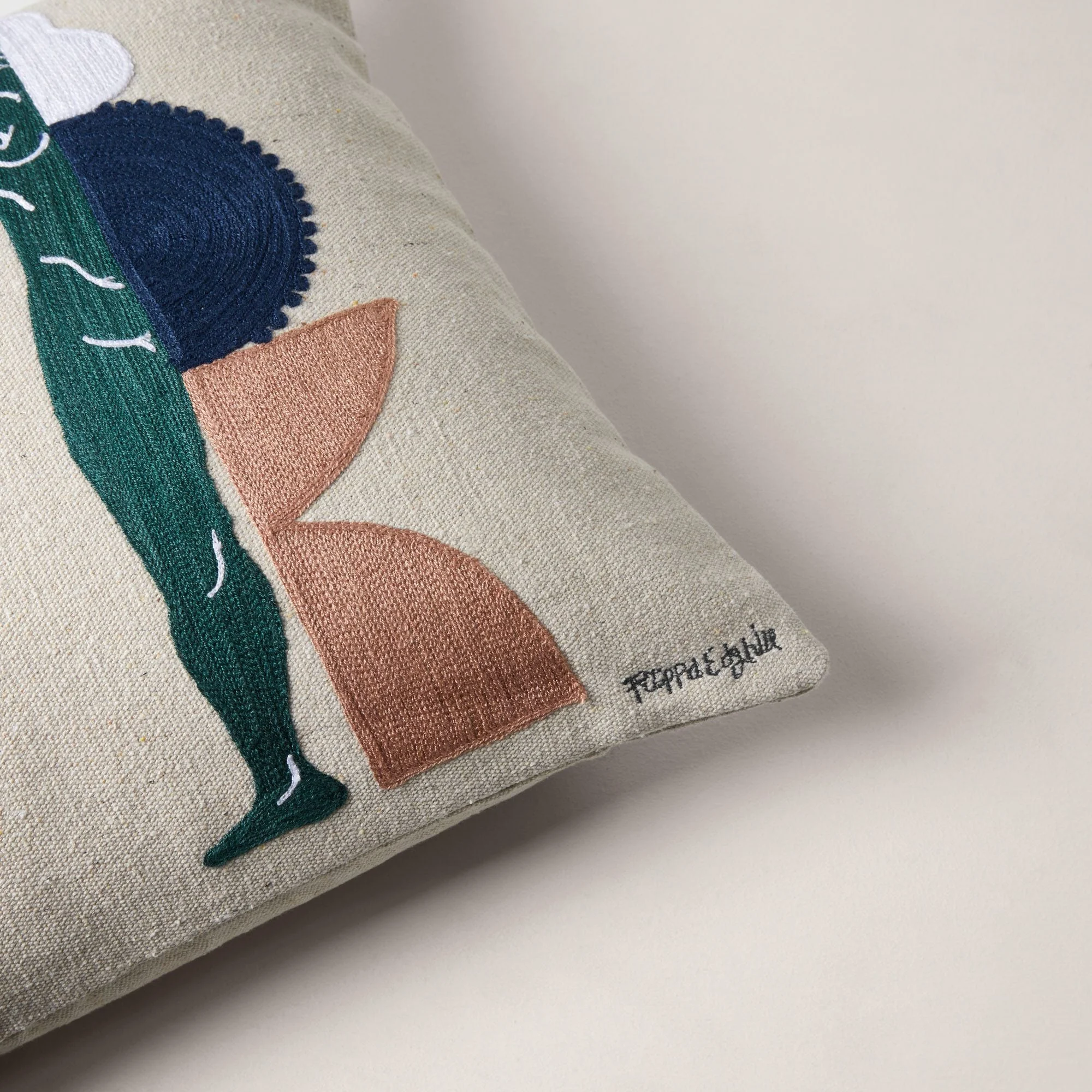 PILAR - Housse de coussin | Bleu