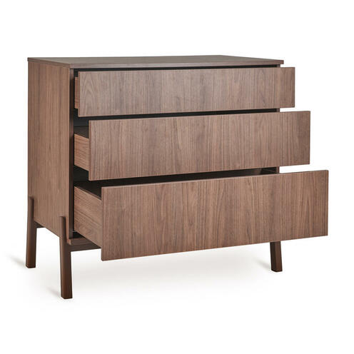 Commode 3 tiroirs ASHI Châtaignier - QUAX