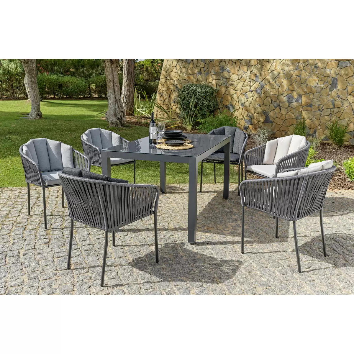 Beldano Gartenstuhl Zoe Grau