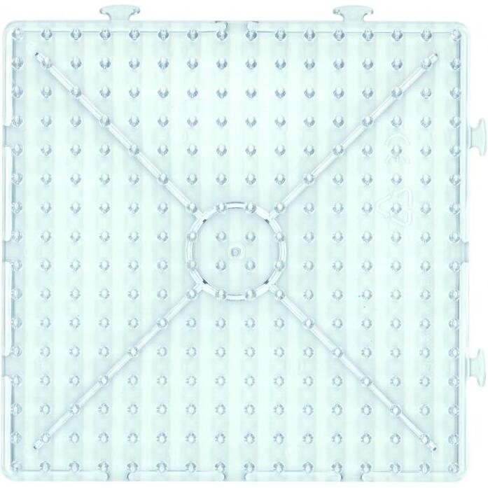 Plaque graine creative pour maxi perles a repasser carree 15x15cm