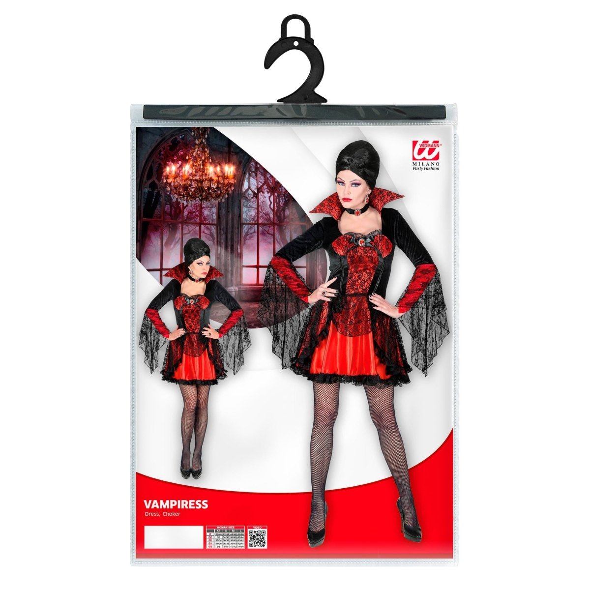 Halloween Kostuum Dames Vampier Kant