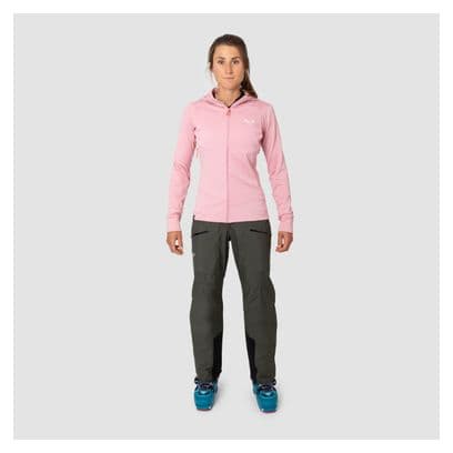 Polaire à Capuche Salewa Puez Polarlite Rose