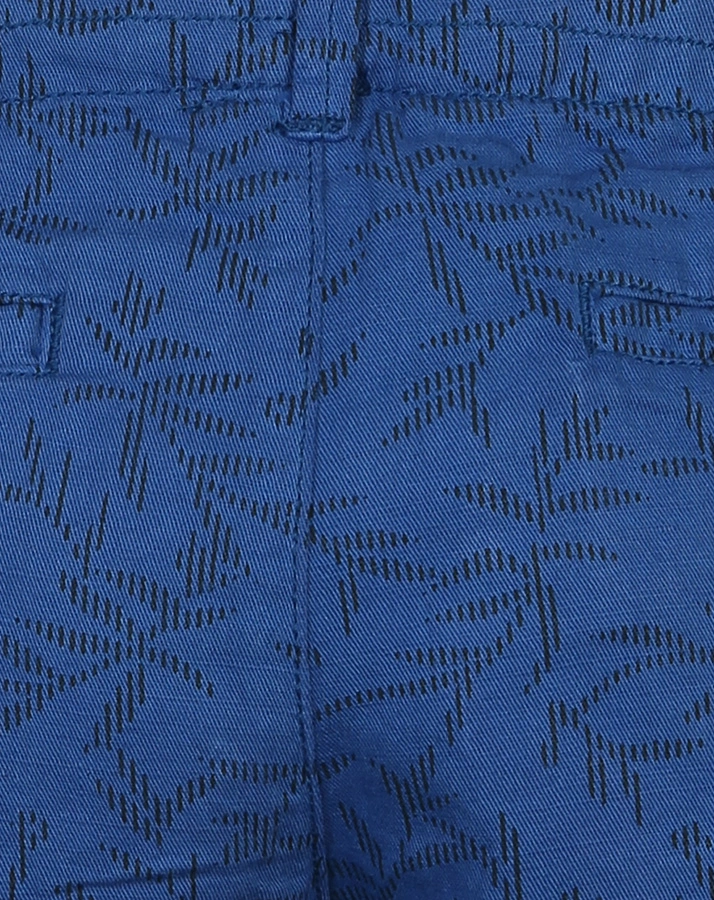 Bermudas LINNEN in blau