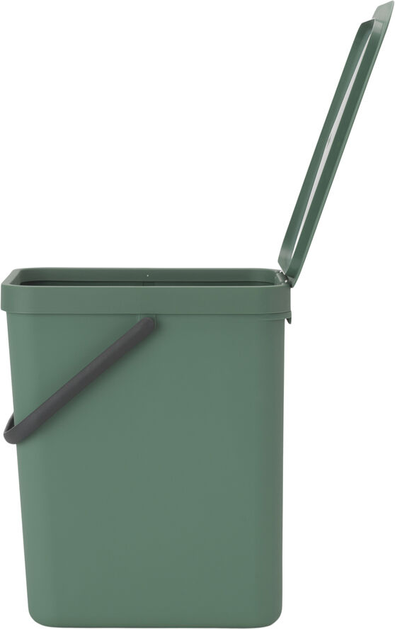 Brabantia Affaldsspand m/låg sort. kon 25 ltr. Fir green