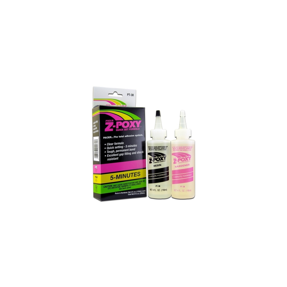 Zap Z-Poxy 5 minutters Epoxy 236ml