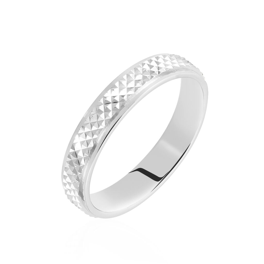 Alliance Onenn Ruban Plat Argent Blanc