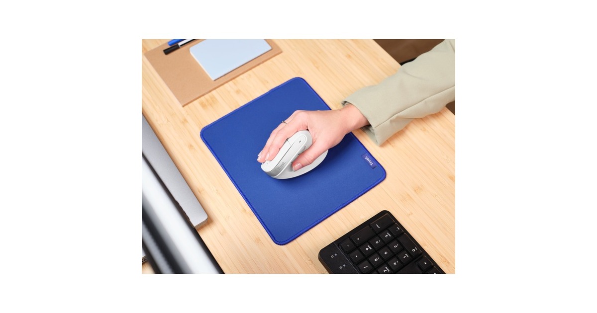 TrustBayo II Ergonomische draadloze muis  (Wit, 800 dpi - 2.400 dpi)