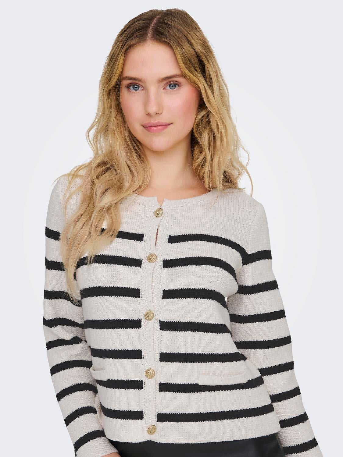 ONLLAURA Strickjacke Cloud Dancer
