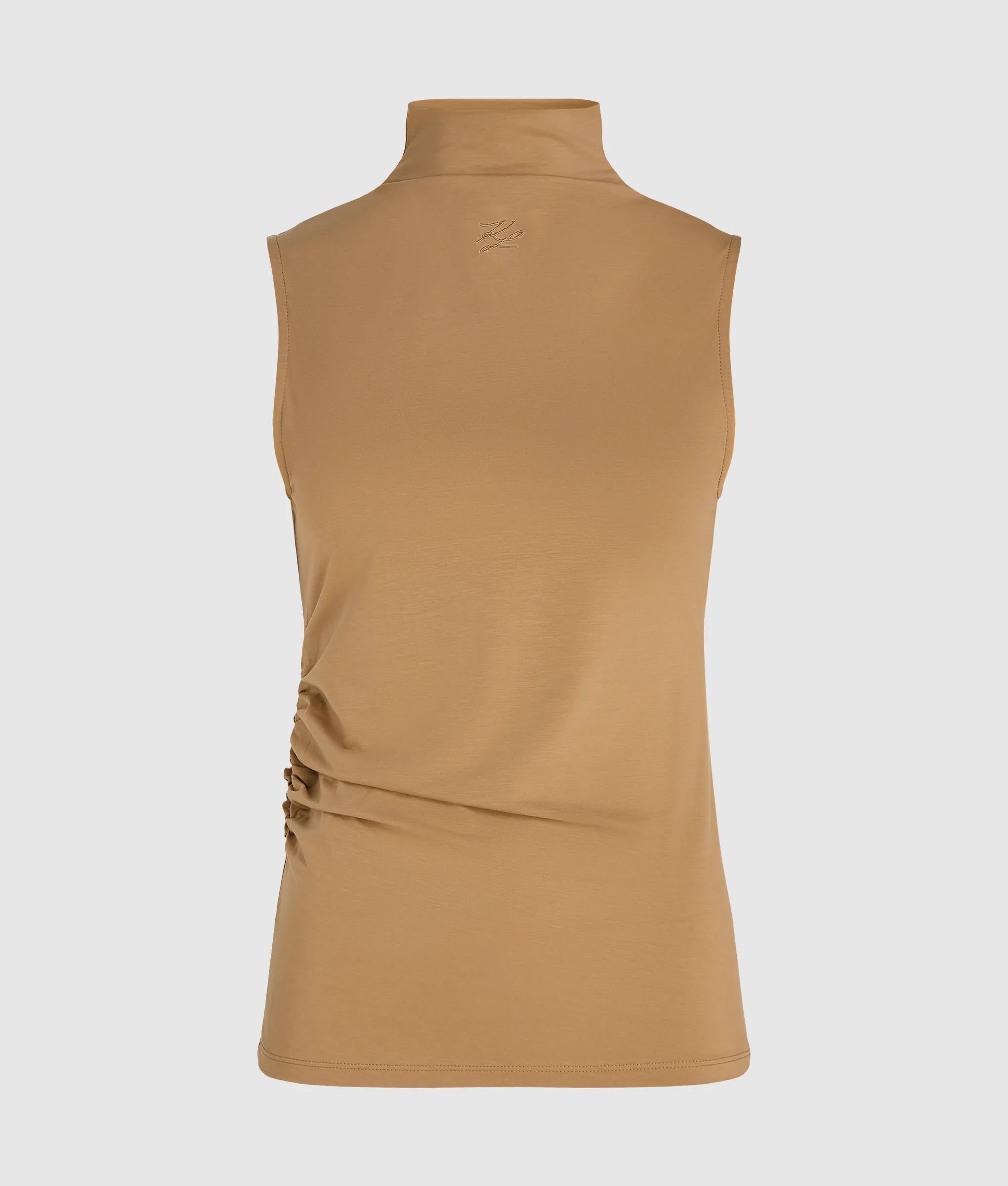 Tanktop met mock-hals