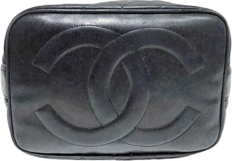 Chanel Vintage Chanel Shoulder Bag Black