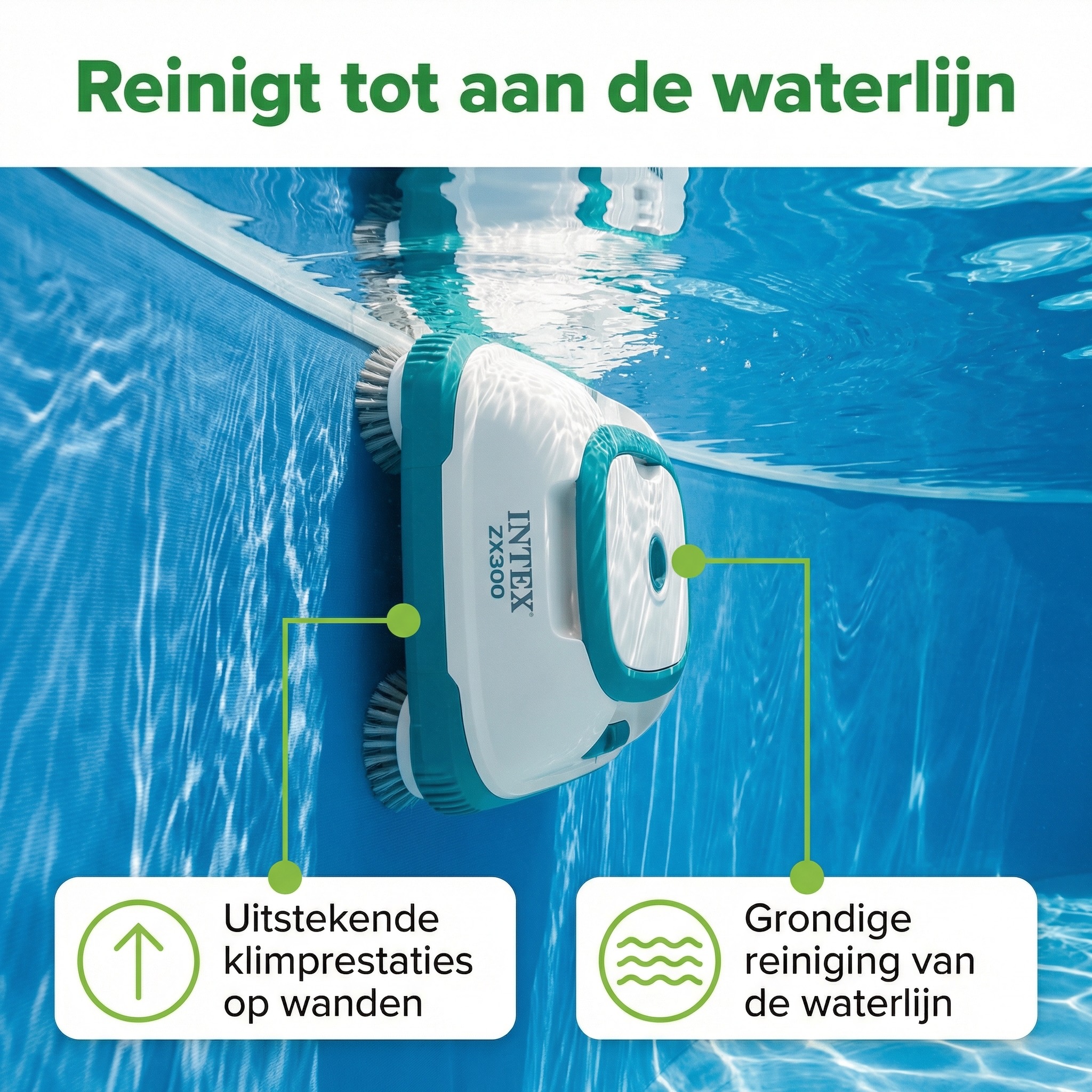 Intex ZX300 automatische zwembadstofzuiger
