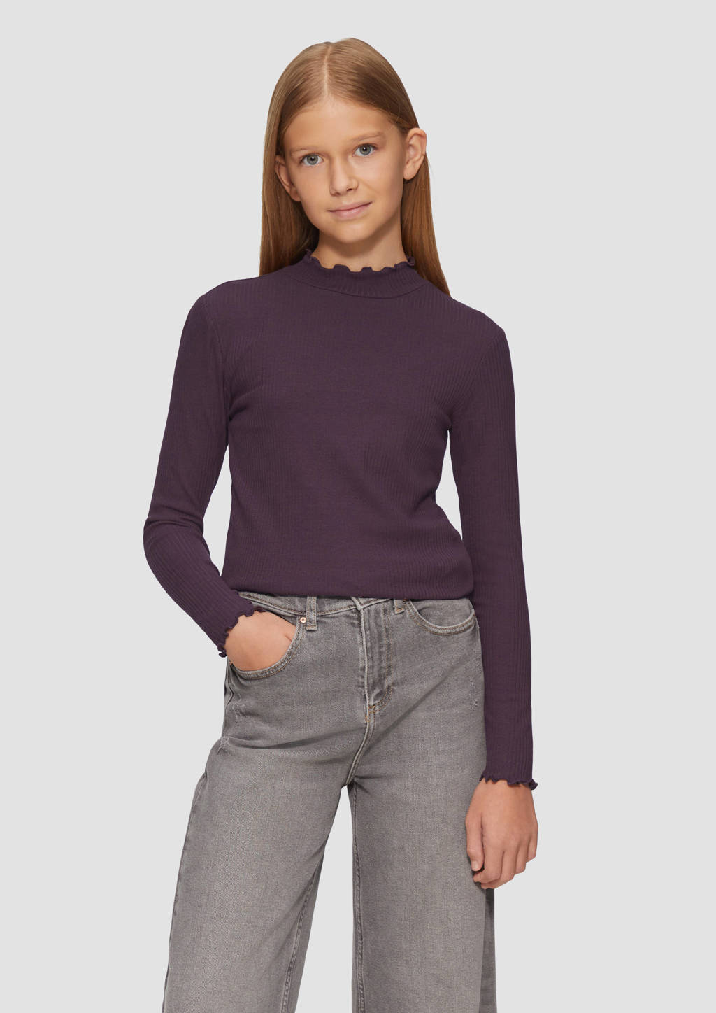 s.Oliver longsleeve donkerpaars