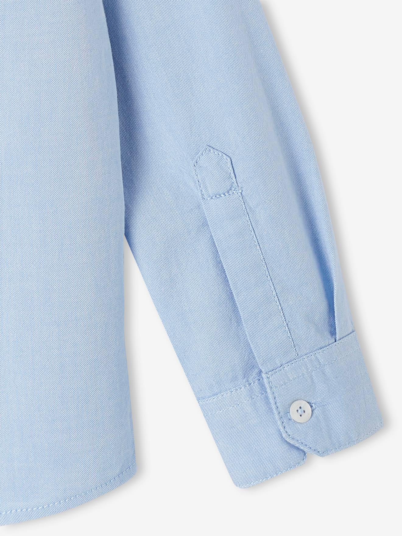 Camisa Oxford branca para meninos