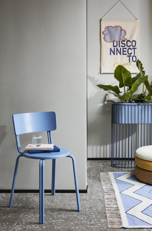 Broste Copenhagen Fenja plantenbak set van 2 Insignia Blue