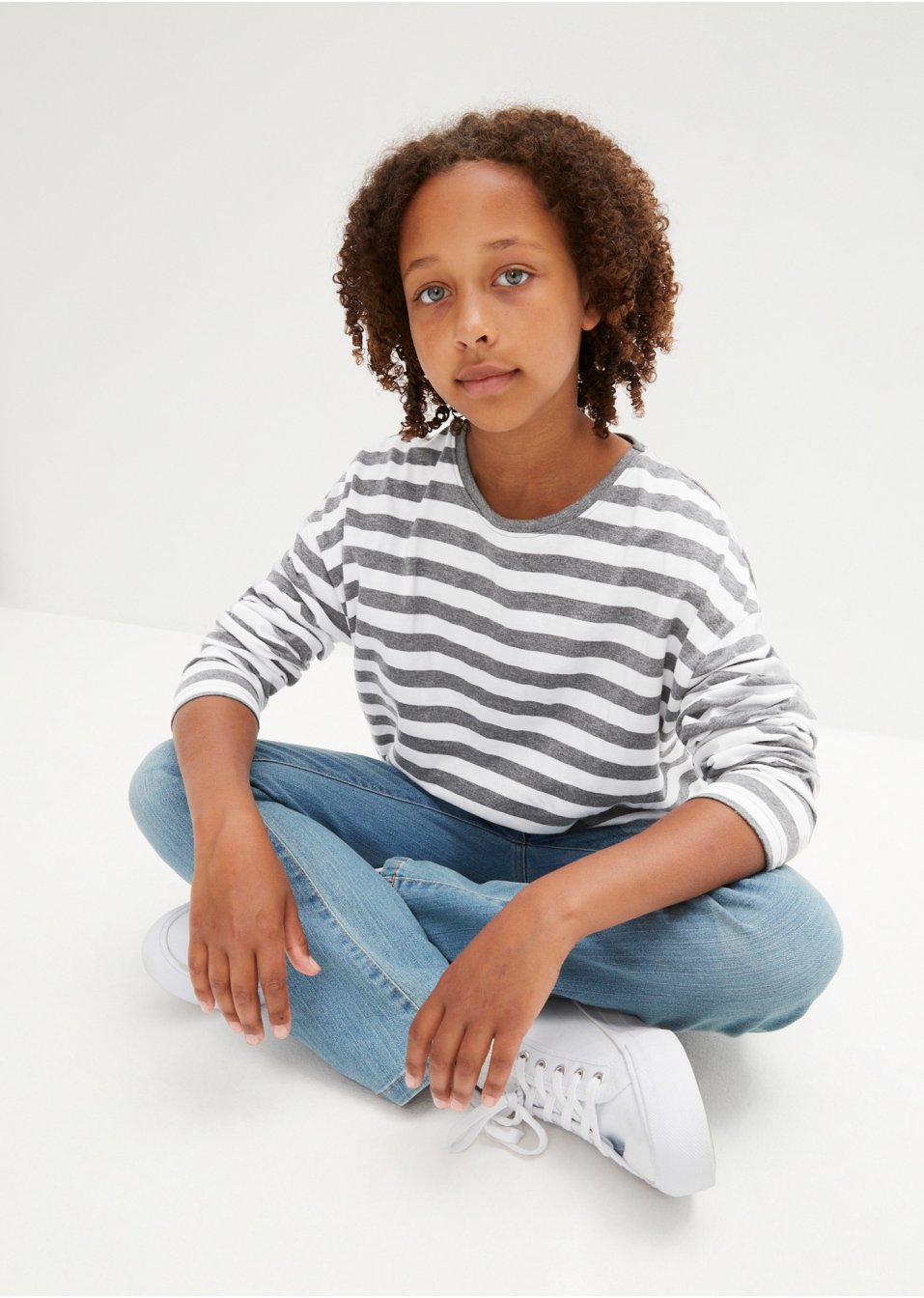 Lot de 2 T-shirts fille à manches longues