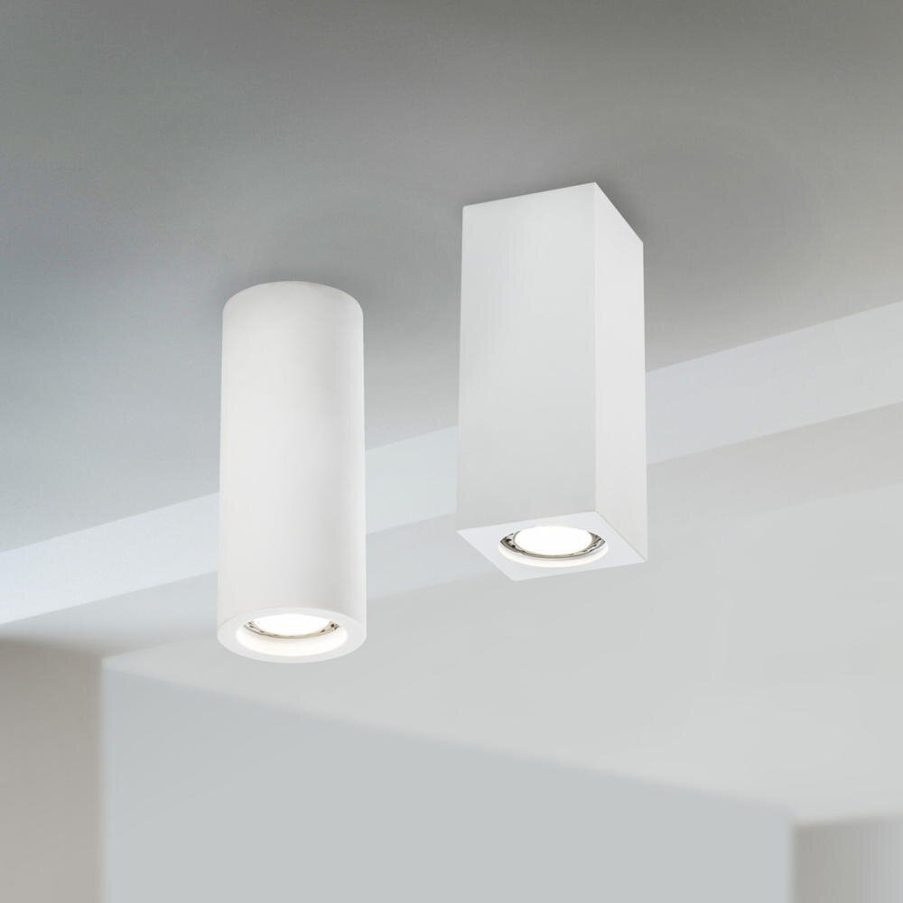 Focus plafondlamp in wit GU10