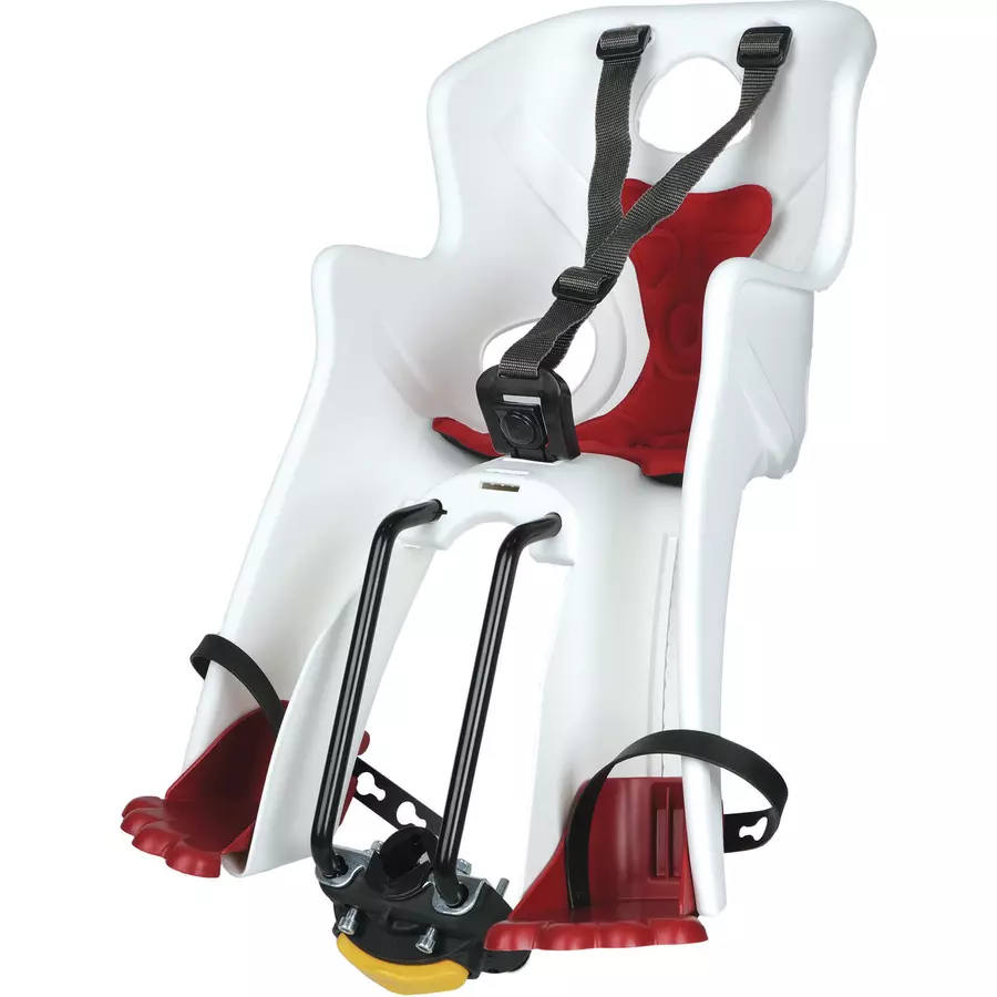 BELLELLI Kindersitz Fahrrad Rabbit Multifix Frame Mount White Red