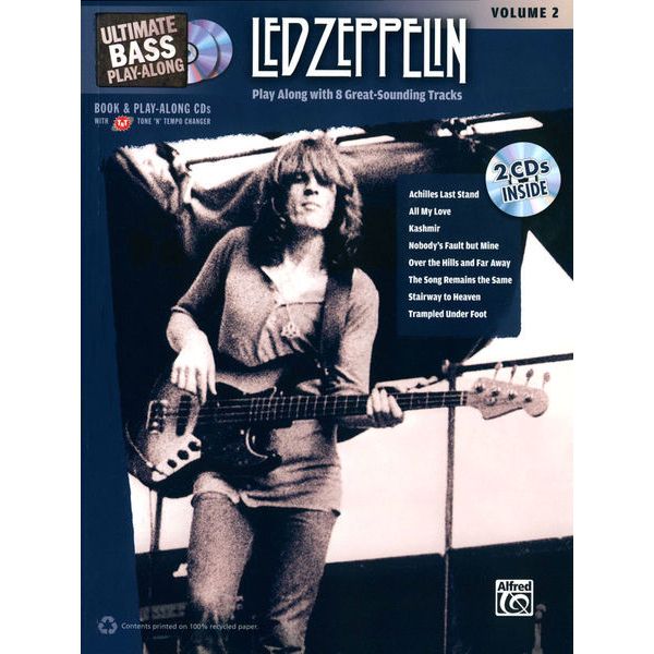 Alfred Music Publishing Led Zeppelin Bass Play-Along 2