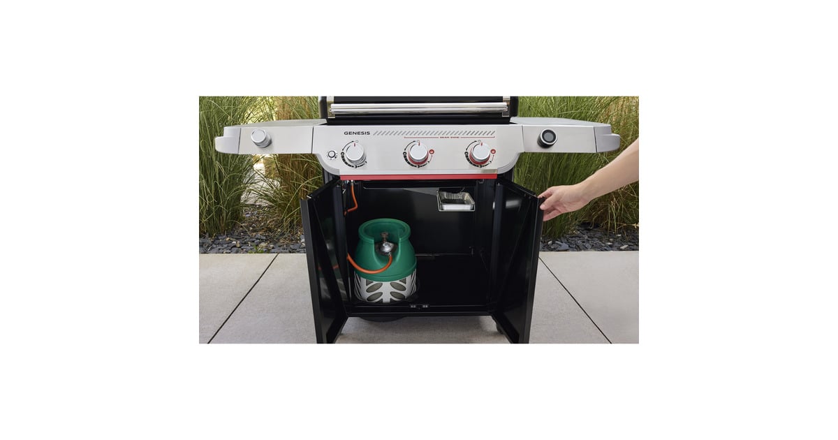 WeberGenesis E-335W gasbarbecue  (Zwart, 3 branders, 2 Boost-branders, Sear Zone, Propaan)