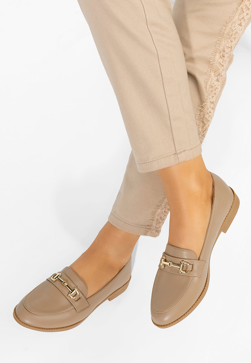 Mocassins femme kaki Xeniana