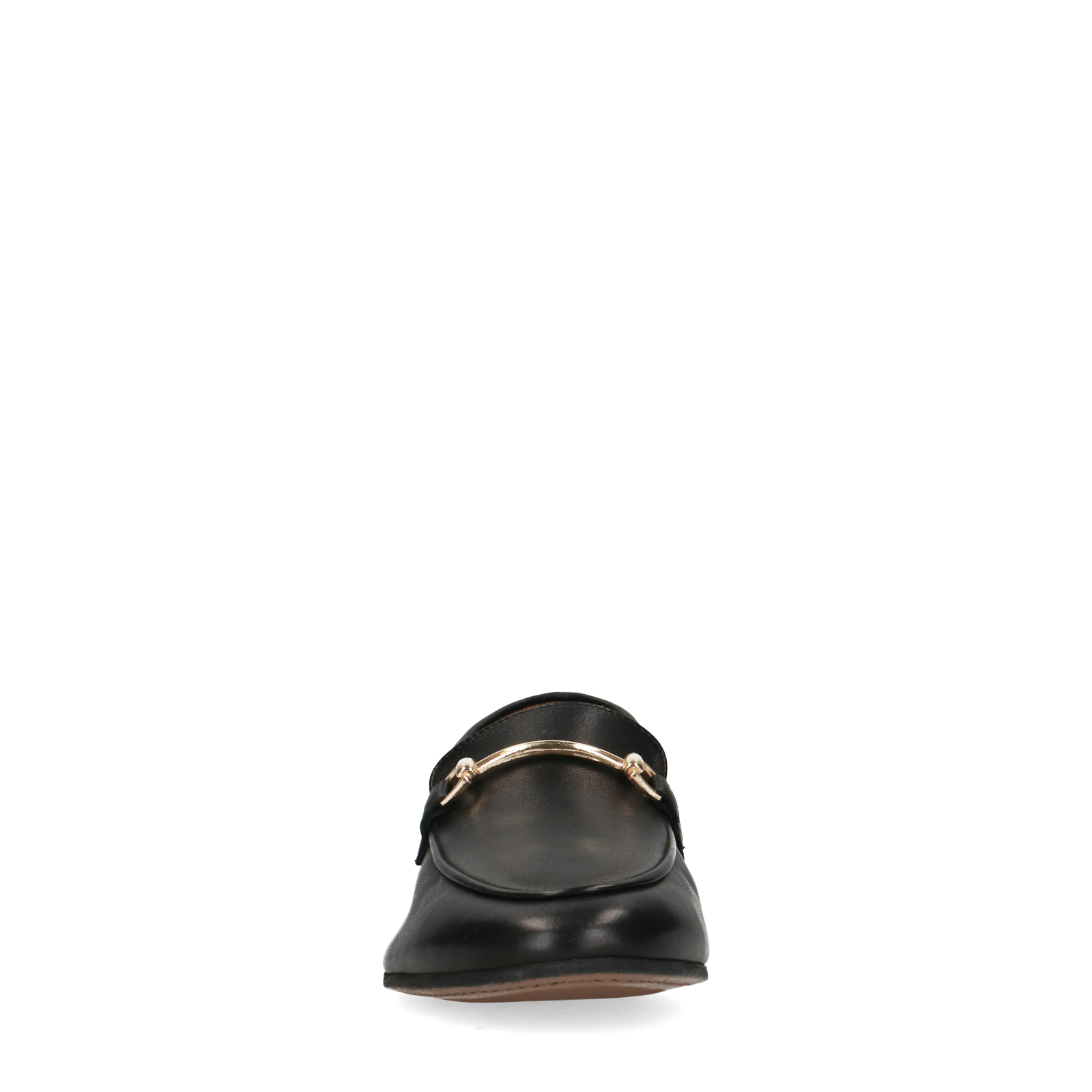 Zwarte leren loafers