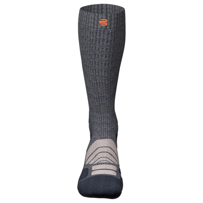 Bauerfeind Unisex Strømper Outdoor Merino Compression Socks High Cut Grå